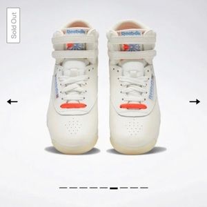 Brand new Reebok Freestyle Hi “It’s a Man’s World”